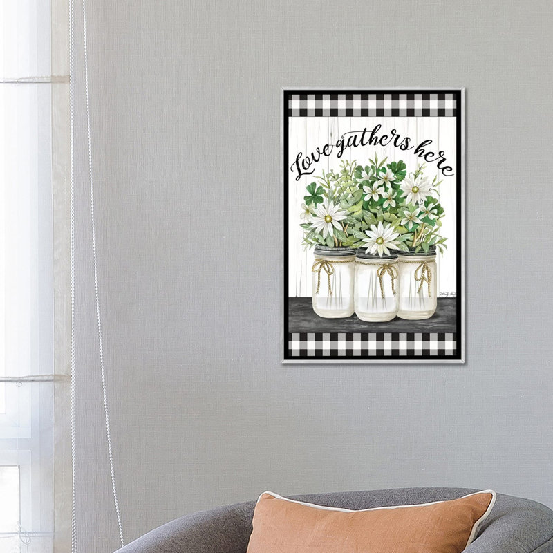 "Love fronton" par Cindy Jacobs-impression d’art graphique, Pas de tapis, H 26 po x l 18 po x 1,5 po