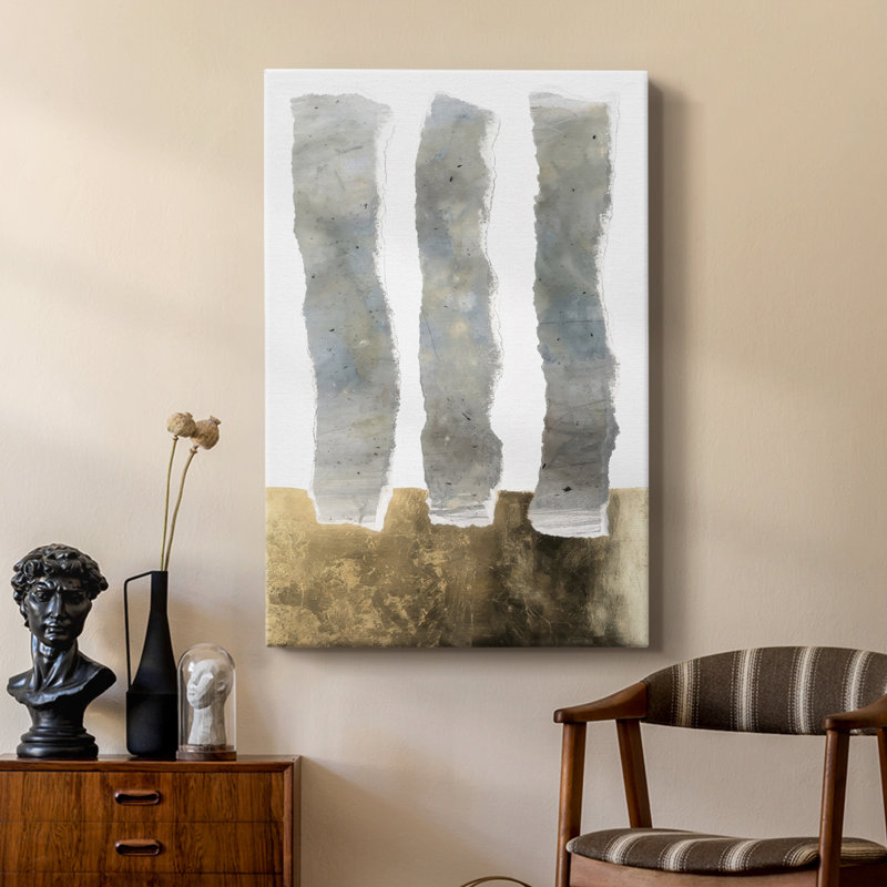 Protracted Pillars I -Custom Wrapped Gallery Cavas