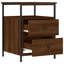 Dura 44cm W Iron Bedside Table-109785346