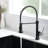 Multifunctional Pull-down Sprayer Brass Modern Kitchen Faucet For Easy Clean-up