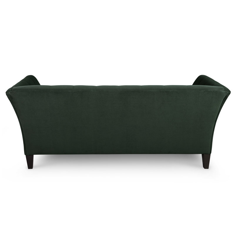 Carruth Upholstered 91'' Sofa, Bella Hunter Performance Velvet