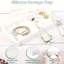Vanity Tray - Non-Slip White Marble-1850578889
