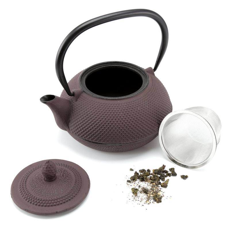 Creative Home Solid Colour Teapot, Brown