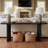 Console Table With Triangle Design Legs-114236105