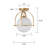 1 - Light Globe Semi Flush Mount-1851013679-1876691112-1845250539