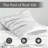 Zippered 19 Momme Natural Mulberry Silk Pillowcase, Both‑Side Real Silk Pillow Cover for Hair & Skin, Sold as 1 Piece - NTBAY-1137568068-1137568067