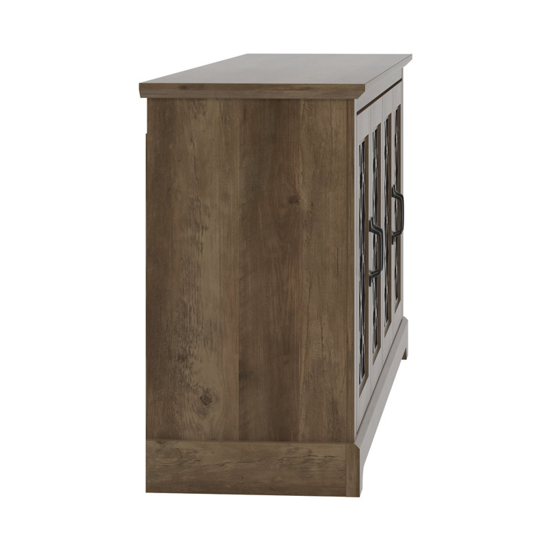 Weddel Basilico Transitional Coordinated 4 Piece Living Room Set, Knotty Oak