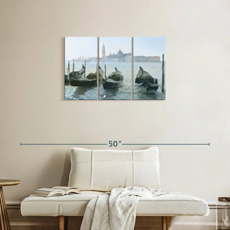 Étude de Venise Sebbie, H 20 po x l 33 po