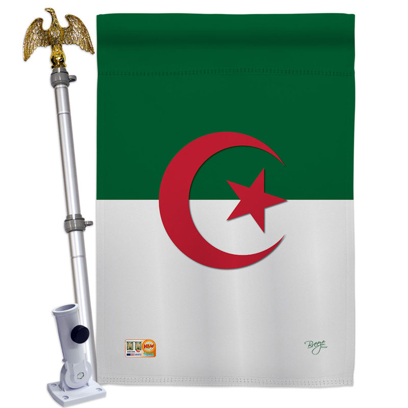 Ensemble de drapeaux en polyester 2 côtés 40 x 28 po