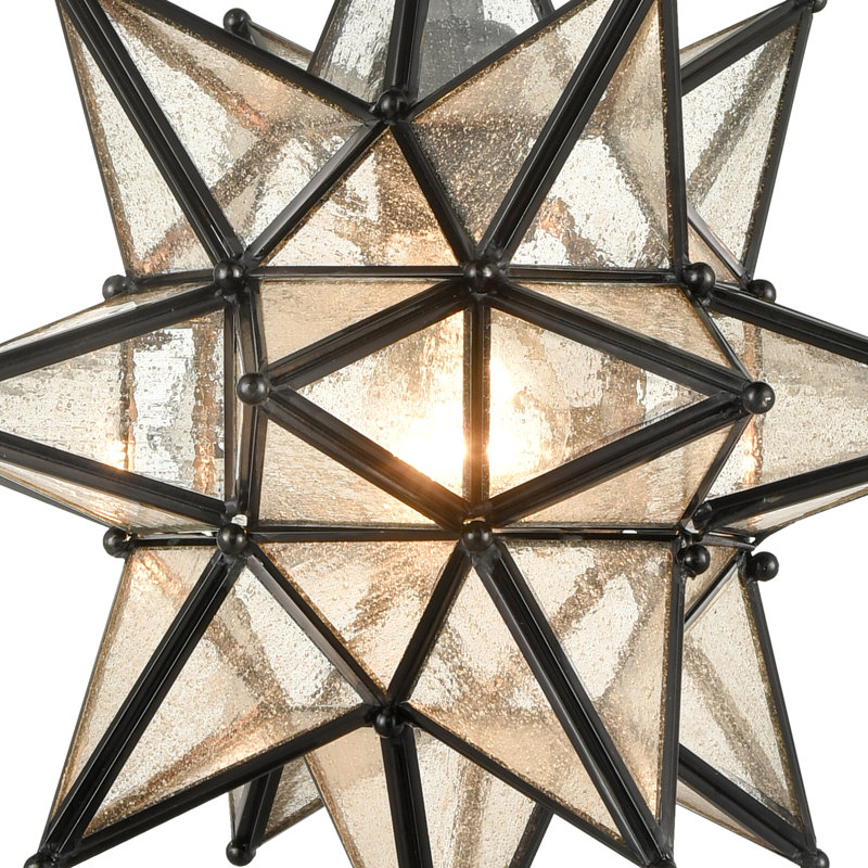 1 - Light Black Single Pendant, 12.4" H x 12.4" W x 12.4" D, Black