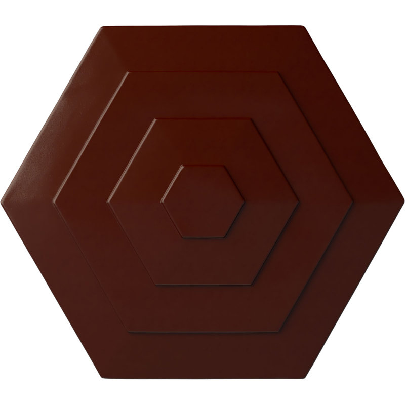 Médaillon de plafond 23 1/4 po x P 7/8 po Woodruff, Acajou brossé
