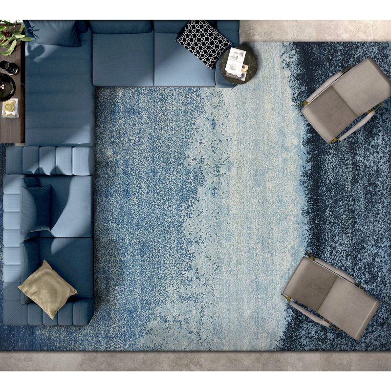 Handmade Silk and Wool Area Rug, Rectangle 10' x 14'