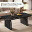 Table basse de 47 pouces en bois, table de centre rectangulaire pour le salon-658920901
