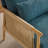 Masson Chenille Accent Chair Armchair With Pillow-1345830621