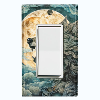 Nature Themed 1 - Gang Rocker Standard Wall Plate
