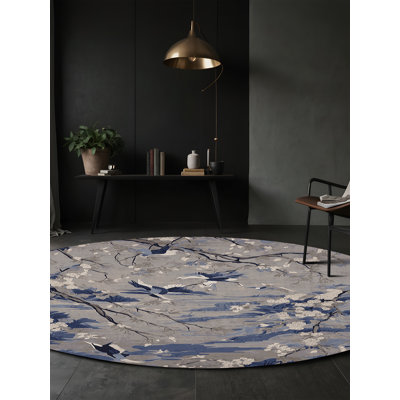 Silky Soft Plush Grey Area Rug