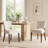 19" Seat Height Parsons Upholstered Dining Chair, Solid Wood Legs-811411513