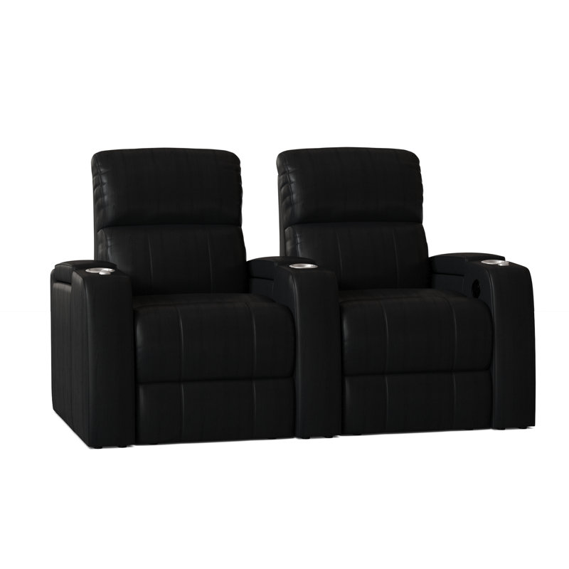 Rangée de sièges de cinéma maison Chrysander (rangée de 2), Onyx Smartsuede, Manuel