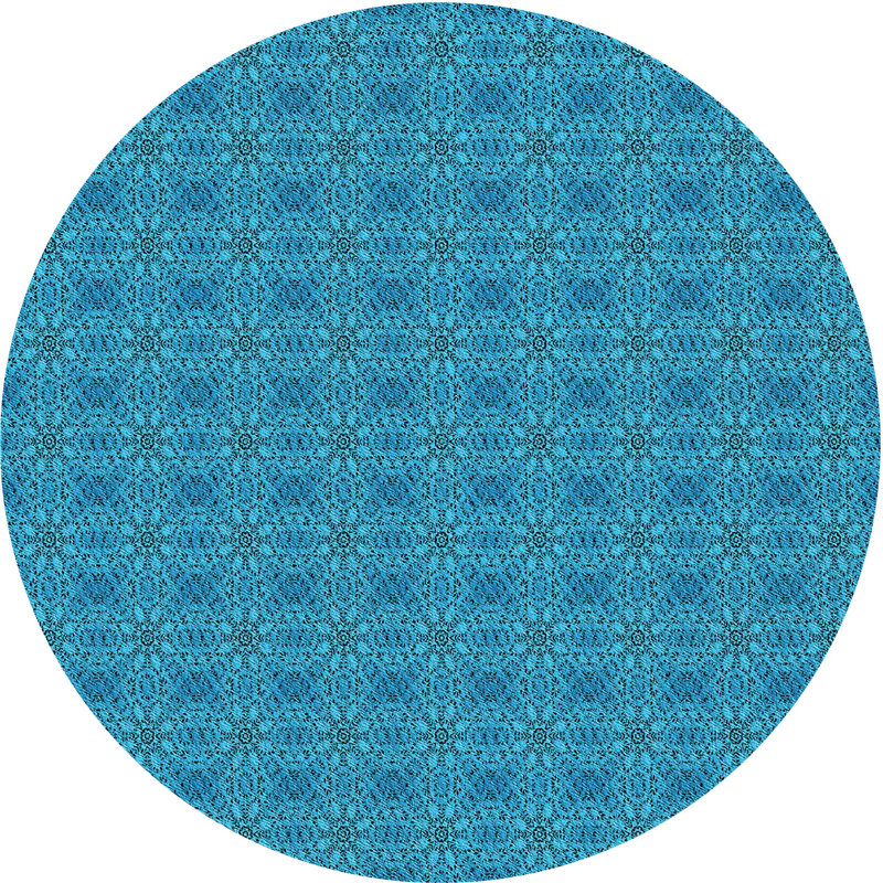 Noie Floral Indoor Rug, Round 4'