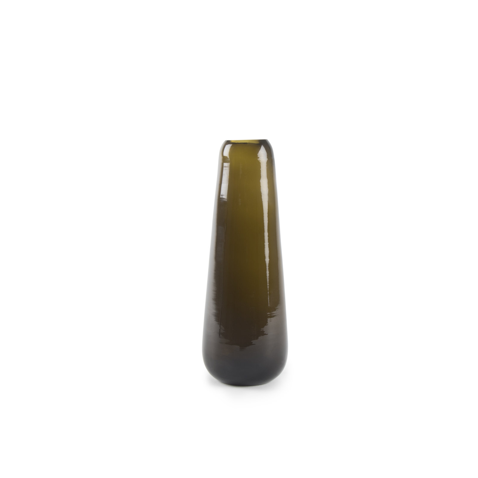 Aurora 9'' Glass Table Vase, Olive
