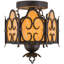 1 - Light Semi Flush Mount
