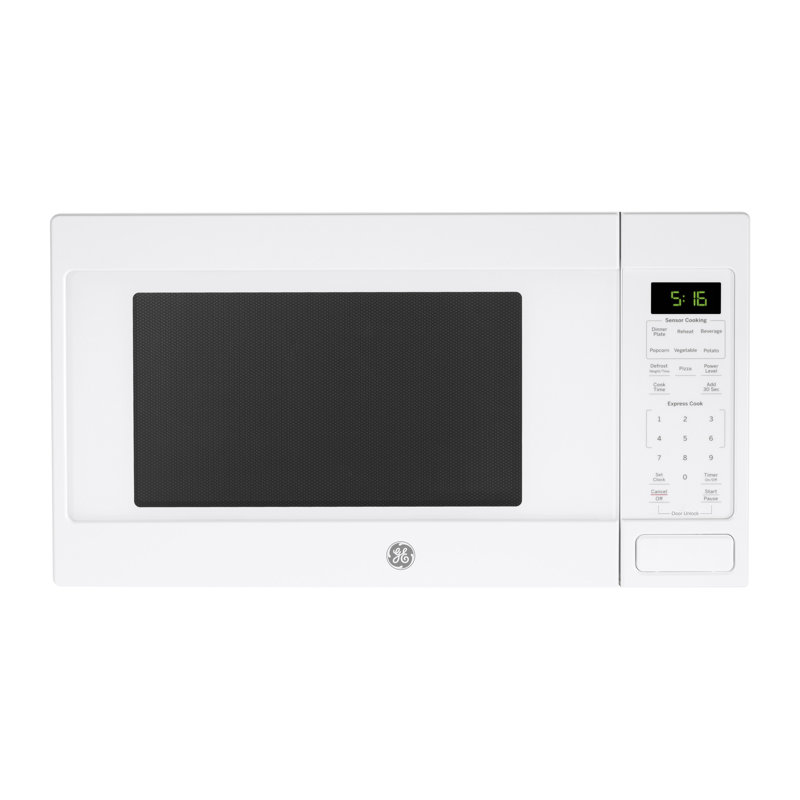 GE 1.6 Cu. Ft. Countertop Microwave Oven, White