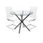 Brompton 4 -Person Glass Dining Set-31747306-59743488