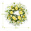 22"Spring Wreaths Of Yellow Roses And Wildflowers