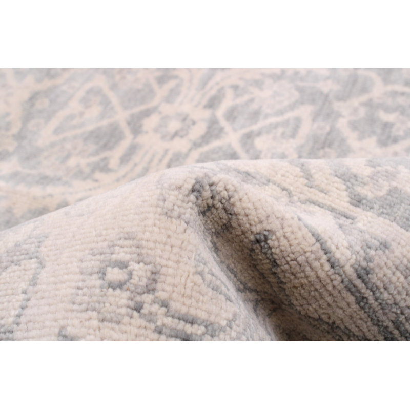 Tapis unique en laine noué à la main de style nouvel âge 7 pi 11 po x 10 pi 2 po Demoss