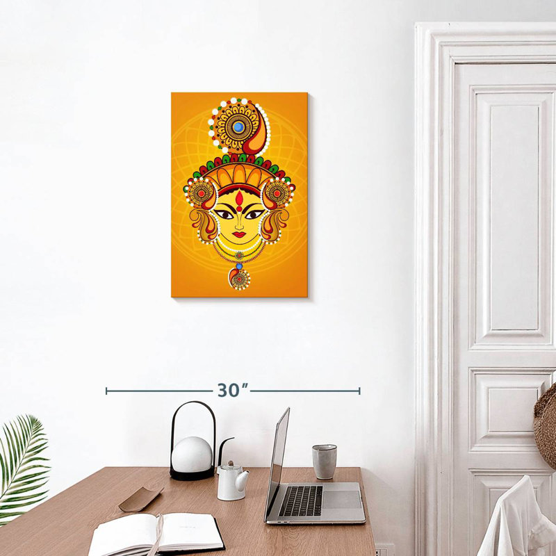 Adella Maa Durga, 24" H x 16" W