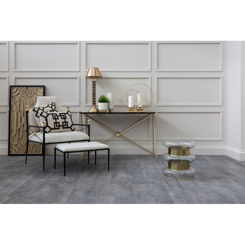 Margot Glass Top End Table