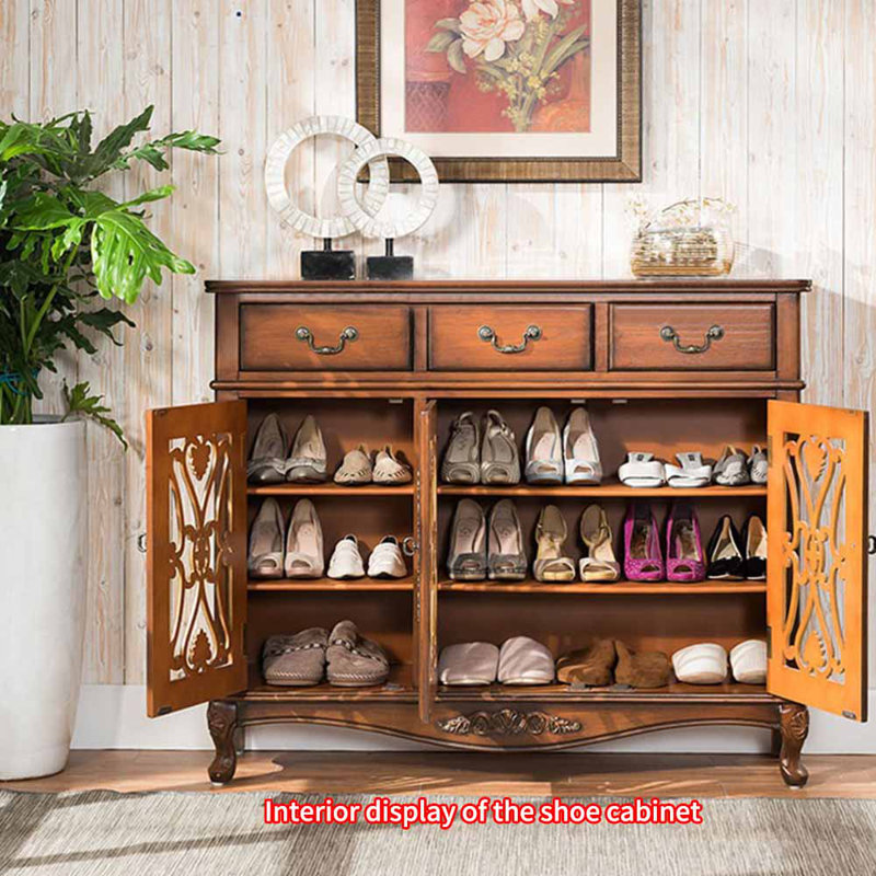 American-style hollowed-out shoe cabinet