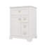 Meuble-lavabo de 24 po avec lavabo, armoire à 3 tiroirs et support de rangement à deux niveaux-1809483679