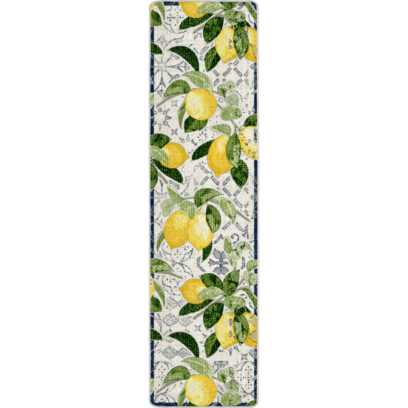 Fleur de citron, Tapis de couloir 2 pi 1 po x 7 pi 8 po