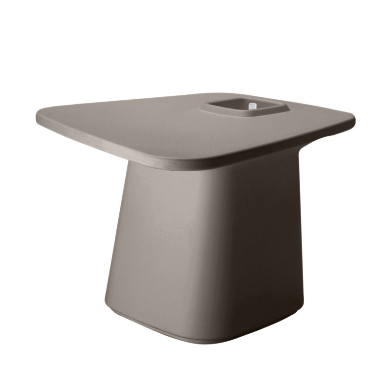 Noma Plastic Dining Table, Taupe