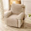  Ensemble de protection pour meubles inclinables en Sherpa Plush avec envers antidérapant, housses d'accoudoirs et poches latérales pour chaise, causeuse et canapé à 3 places-129891160-129891161