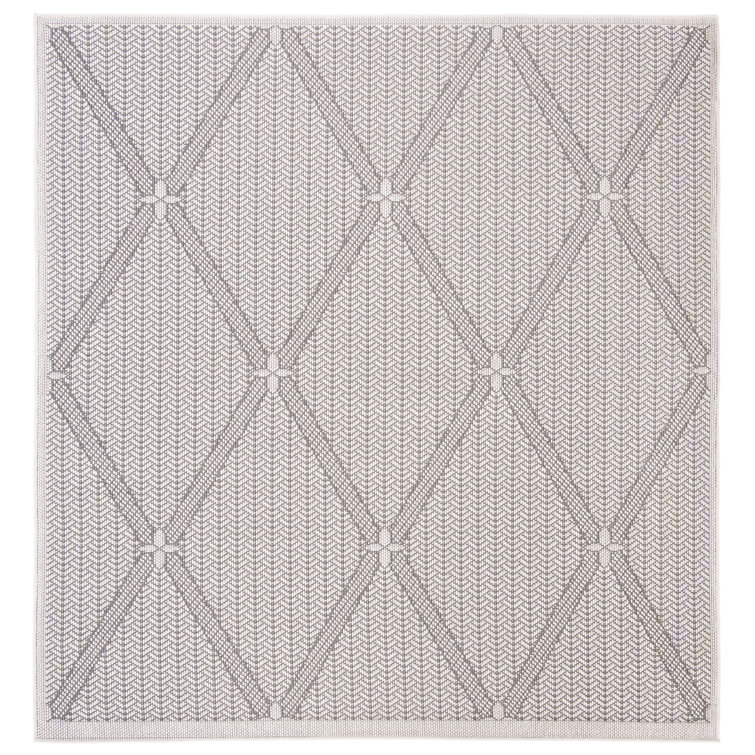 Tapis d'intérieur / extérieur à motif géométrique Kircher Performance