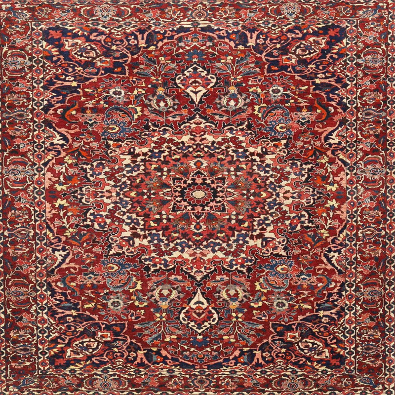 Cloye Oriental Indoor Rug, Square 5'