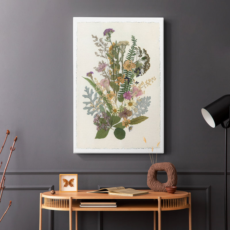 Bouquet biologique I - Cavas enveloppés de galerie, H 48 po x l 32 po