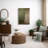Distressed Green and Beige Artwork, Modern Rustic Abstract Wall Pictures, Large Framed Canvas Giclee Print Wall Art-115240451-115240450-115240452