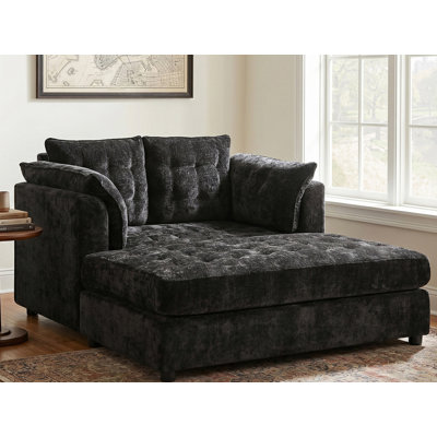 Chaise longue d'intérieur 67 po en chenille
