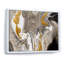 Vagues de marbre dorées et grises - peinture sur toile-67231935-67231943
