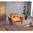 Mykaela Fabric 49'' Reception Chair,Metal Frame and Cushion-1670900541