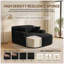 Chaise longue en velours côtelé sans assemblage-993124535