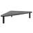 Mount-It! Height Adjustable Corner Monitor Stand, Screen Riser, Ergonomic Space Saving Design, Black