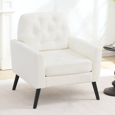 Accent Chair with Button-Tufted Back