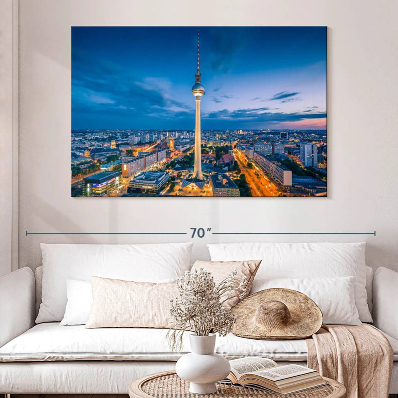 Rorry Alexanderplatz TV Tower, 34" H x 51" W