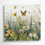 «Farm Summer Butterflies», art mural sur toile blanche-1591981806