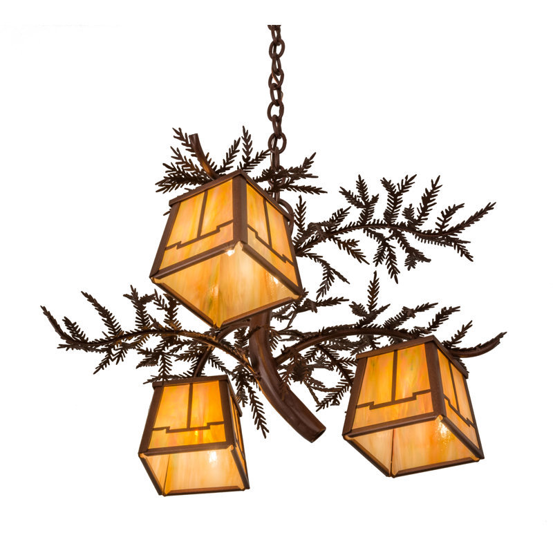 Rustic Lodge 3 - Light Chandelier