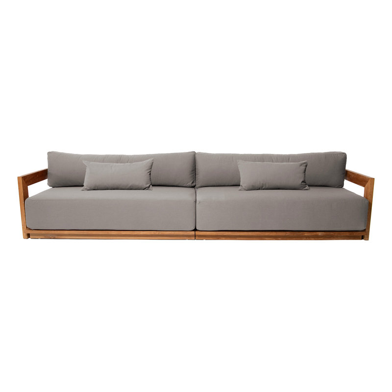 Hermosa Outdoor 4 - Seat Patio Sofa, Taupe